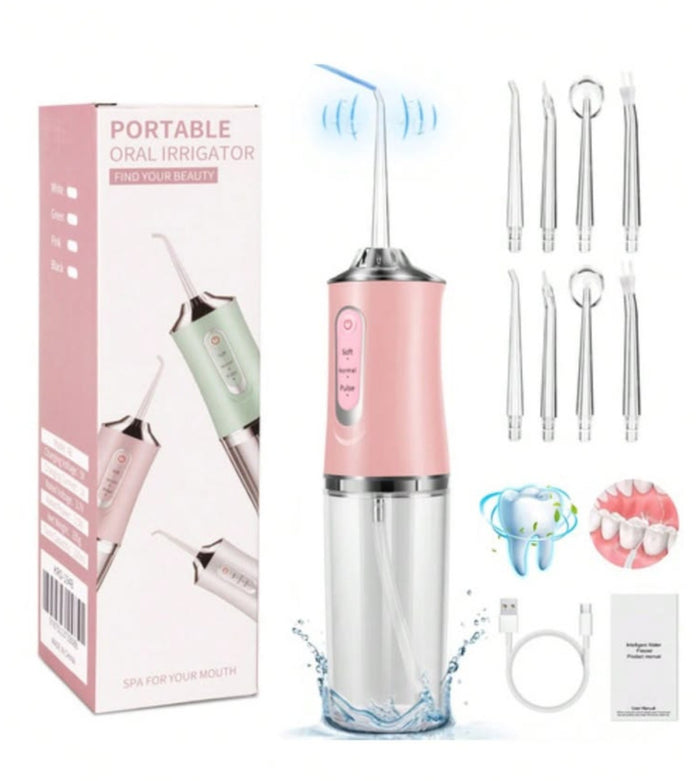 Irrigador Bucal Portátil - Limpieza Profesional tipo Spa 💧